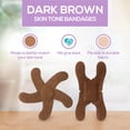 thumbnail image 4 of TruColour Skin Tone Bandages, Knuckle and Fingertip Shapes - Dark Brown, 20 Count, 1 Pack, 4 of 7