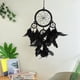 thumbnail image 5 of Colgante grande con plumas, estilo boho, tejido indio, ideal para decorar el dormitorio, fiestas o habitaciones de estudiantes. Negro, 5 of 6