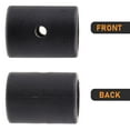 thumbnail image 3 of FENGGUIQU Table Football Parts Foosball Table End Caps Black PVC 16pcs for Fan Gear, 3 of 8