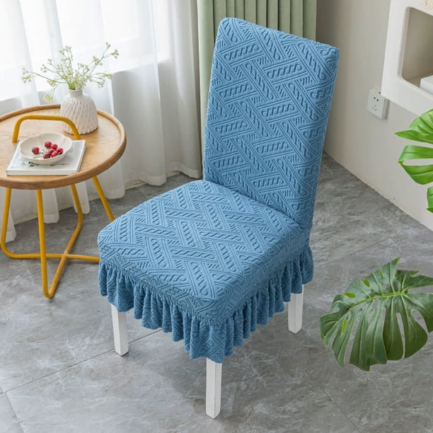Short Skirt Home Chair Covers Cushion Backrest One Dining Chair Covers Universals Stool Covers Seat Covers Stretch Dining Table Chair Covers Cover Cover