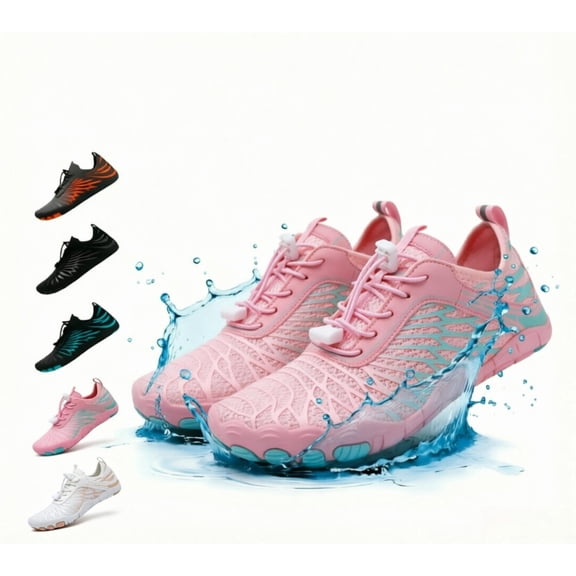 ROSOZ Five Toe Water Shoes for Women Men Quick Dry Lightweight Barefoot for Beach Swim Hike