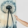 thumbnail image 3 of Chilfamy Dandelion Dragonfly Printed Shower Curtain 100% Polyester Fiber Home Bathroom Decoration with Hooks 69x72, 3 of 7