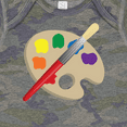 thumbnail image 4 of Inktastic Artist Palette and Brush Boys or Girls Baby Bodysuit, 4 of 5