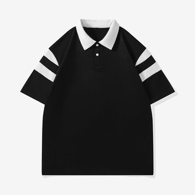 ylioge Mens Golf Tees Shirts on Clearance M-4X Plus Size Short Sleeve T-Shirts Button Collared Casual Color-Block Pullover Slim Breathable Workout Tops