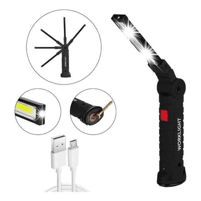 Lamapara Recargable Luces De Emergencia Multifuncional Malubero Malu1623