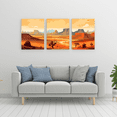 thumbnail image 3 of Southwestern Desert - 3 Piece Canvas Wall Art Set, 3 of 3