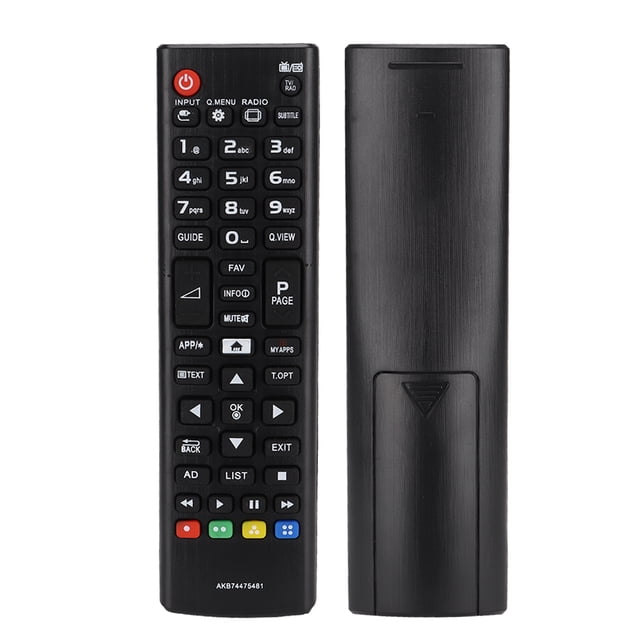 Material de la corrosio de mano de obra control fino remoto control remoto de material, 170x46x20 mm/6.69x1.81x0.79 Pulgadas Control remoto, para TV Home