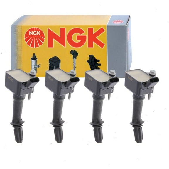 4 pc NGK Ignition Coils compatible with Buick Encore 1.4L L4 2016-2019
