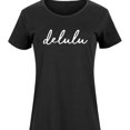 thumbnail image 3 of Instant Message - Delulu Cursive - Women's Any Way Dress, 3 of 7