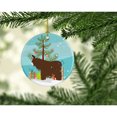 thumbnail image 2 of Poitou Poiteuin Donkey Christmas Ceramic Ornament, 2 of 2