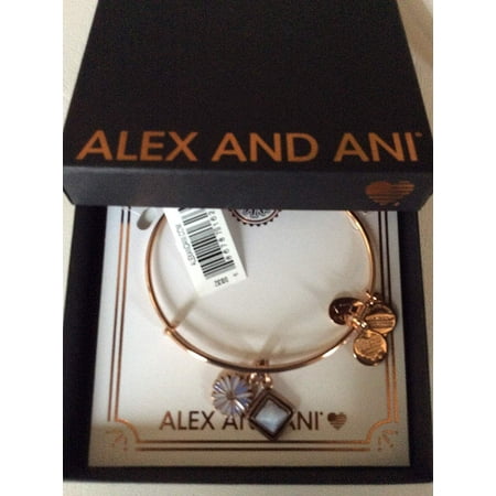 Alex and Ani Life Rose Gold Bangle Shiny Rose (Best Men's Jewelry Brands)