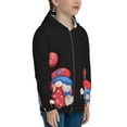 thumbnail image 5 of Kdxio Happy Independence Day Gnome Pattern Kids Boys Girls Zip Up Hoodie 3D Printed Hooded Sweatshirt Hoody Coat with Pocket 7-12 Y-Small, 5 of 6