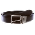 thumbnail image 3 of Men's Classic & Fashion Feather Edged Reversible Leather Dress Belt, 3 of 5