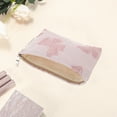 thumbnail image 3 of Unique Bargains 1 Pc Portable Bow Makeup Bag Polyester Pink 7.48"x1.18"x4.72"(L*W*H), 3 of 5