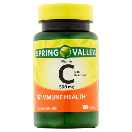  La vitamine C avec des comprimés églantier naturelles 500 mg 100 ct