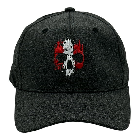 Grunge Striped Skull Hat Funny Awsome Cool Skeleton Graphic Novelty Cap