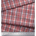 thumbnail image 3 of Soimoi Poly Georgette Fabric Geometric Check Fabric Prints by Yard 52 Inch Wide, 3 of 3
