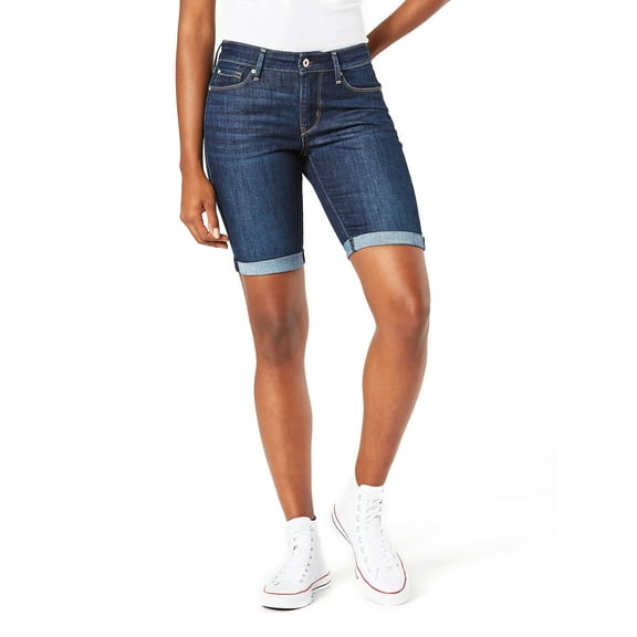 Levi Strauss Signature Women's and Women's Plus Bermuda Shorts, Sizes 2-28