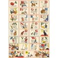 thumbnail image 2 of Cavallini ABC Wrapping Paper, 2 of 3