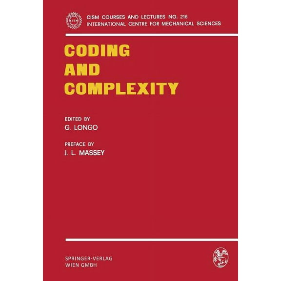 CISM International Centre for Mechanical Coding and Complexity, Book 216, (Paperback)