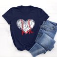 thumbnail image 2 of Birdeem Blouse T-Shirt à Manches Courtes Col Rond Imprimé Ample pour Femmes, 2 of 5