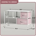 thumbnail image 2 of Sorbus Dresser with 5 Drawers - Furniture Storage Chest for Kid’s, Teens, Bedroom - Pink, 2 of 9