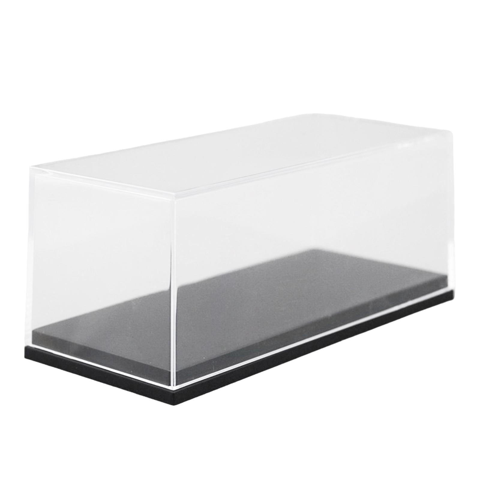 Paquete De 4 Vitrinas Para Bloques De Figuras De Acción De Minifigura, Caja De Almacenamiento De Acrílico Con 3 Pasos Móviles, Regalo Para Niños Y Adultos (negro