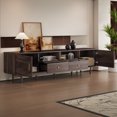 thumbnail image 2 of Miekor Furniture 76" TV Stand with Drawers for Living Room/Bedroom, Modern Chic Entertainment Center for TVs Up to 85 inches, Entertainment Center with Storage No.3228, 2 of 8
