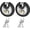 Black, variant on Keyed Padlock, Stainless Steel Locker Lock Heavy Duty Locks with 3 Keys, Waterproof Gate Storage Unit Lock with Rubber Bumper for Warehouse, Gym Storage Locker, and Outdoors (1 Pack)