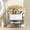 White, variant on Ikohbadg Makeup Organizer, Skincare Organizer with Drawers and Transparent Cover, Cosmetic Display Case for Vanity Organizer and Bathroom Countertop Storage, White