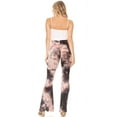 thumbnail image 4 of SWEETKIE Boho Flare Pants, Elastic Waist, Wide Leg Pants for Women, Solid & Printed, Stretchy and Soft, 4 of 6