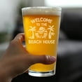 thumbnail image 3 of Bevvee Pint Glass 16 oz Welcome Beach House Beach House Owner Gifts Beer Glasses, 3 of 4