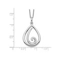 thumbnail image 2 of Remember Me Always Pendant Necklace in Sterling Silver with Chain, 2 of 4