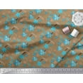 thumbnail image 3 of Soimoi polyester Crepe Fabric Leaves & Floral Print Sewing Fabric Yard 42 Inch Wide, 3 of 5
