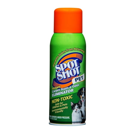 Spot Shot Pet Instant Carpet Stain & Odor Eliminator Spray, 14 (Best Spot Cleaner For Pet Stains)
