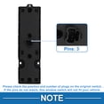 thumbnail image 4 of Interruptor de ventana eléctrico Unique Bargains No.DP5Z14529BA Interruptor de control de ventana para Lincoln MKC MKX MKZ Negro, 4 of 7