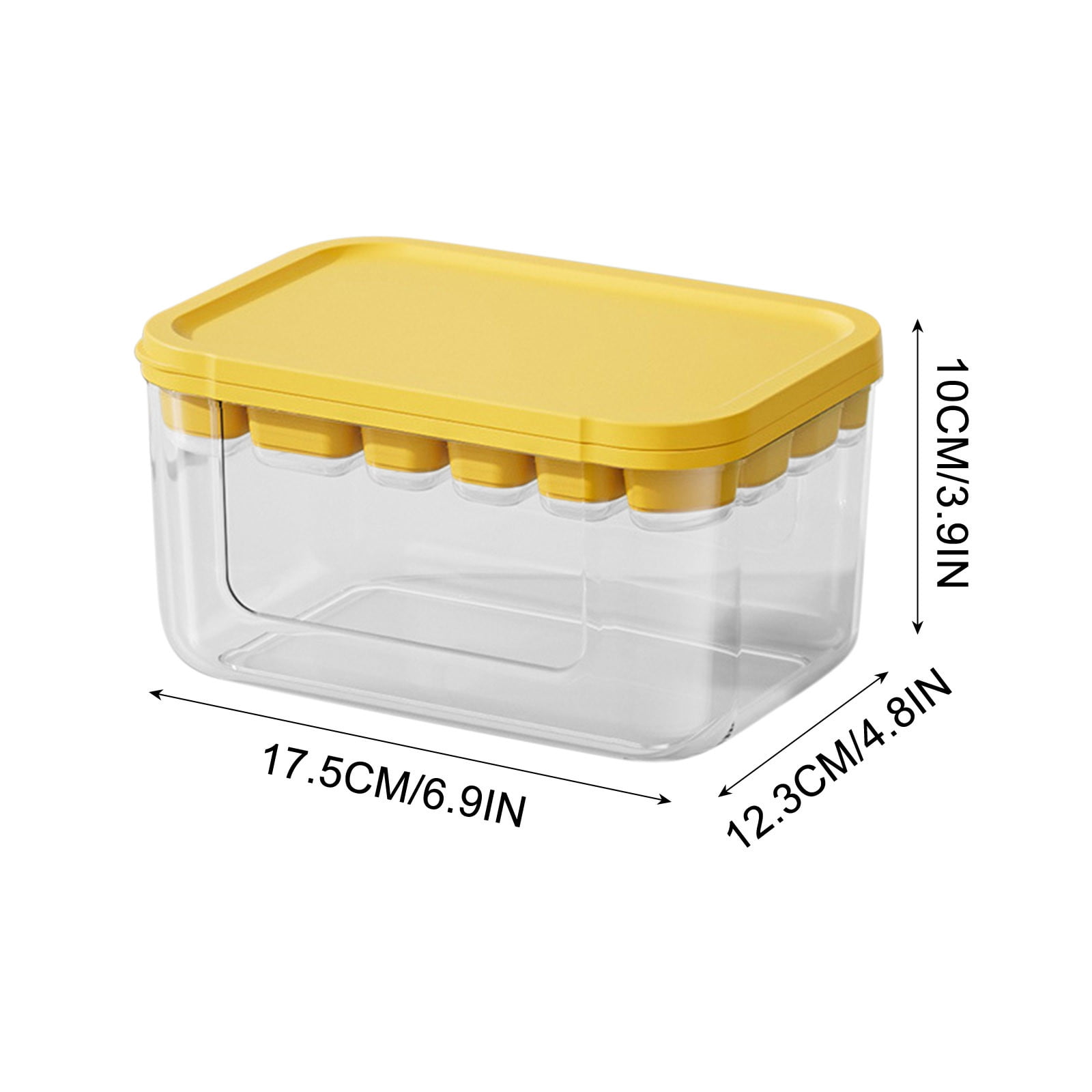 Tunhigl Sales Silica Gel Ice Tray Film with 22-cell Ice Box with Lid Food-grade Ice Maker Home Ice-cream Popsicle