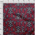 thumbnail image 2 of oneOone Viscose Chiffon Fabric Paisley & Floral Ikat Print Fabric By Yard 42 Inch Wide, 2 of 4