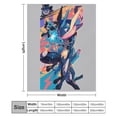 thumbnail image 5 of Pokemon Greninja Throw Blanket Cute Flannel for Boys Girls Men Women, 5 of 7
