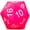 Pink, variant on KESS: Giant D20 Foam Dice - Pink - 5" Oversized, 20-Sided Tabletop RPG Accessory, Collectible Decor, Roleplaying Game Piece, Outdoor Play-Pool-Beach
