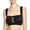 Black, variant on DKNY Swim Womens Mesh Splice Mesh Lined Swim Top Separates