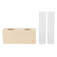 thumbnail image 4 of Test Tube Plants Vase, Retro Style Design Wooden Vase Decor  For Living Room, 4 of 8