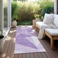 thumbnail image 6 of Addison Rugs Chantille Indoor/Outdoor Transitional Geometric Lilac Washable Runner Rug, 2'3" x 7'6", 6 of 6