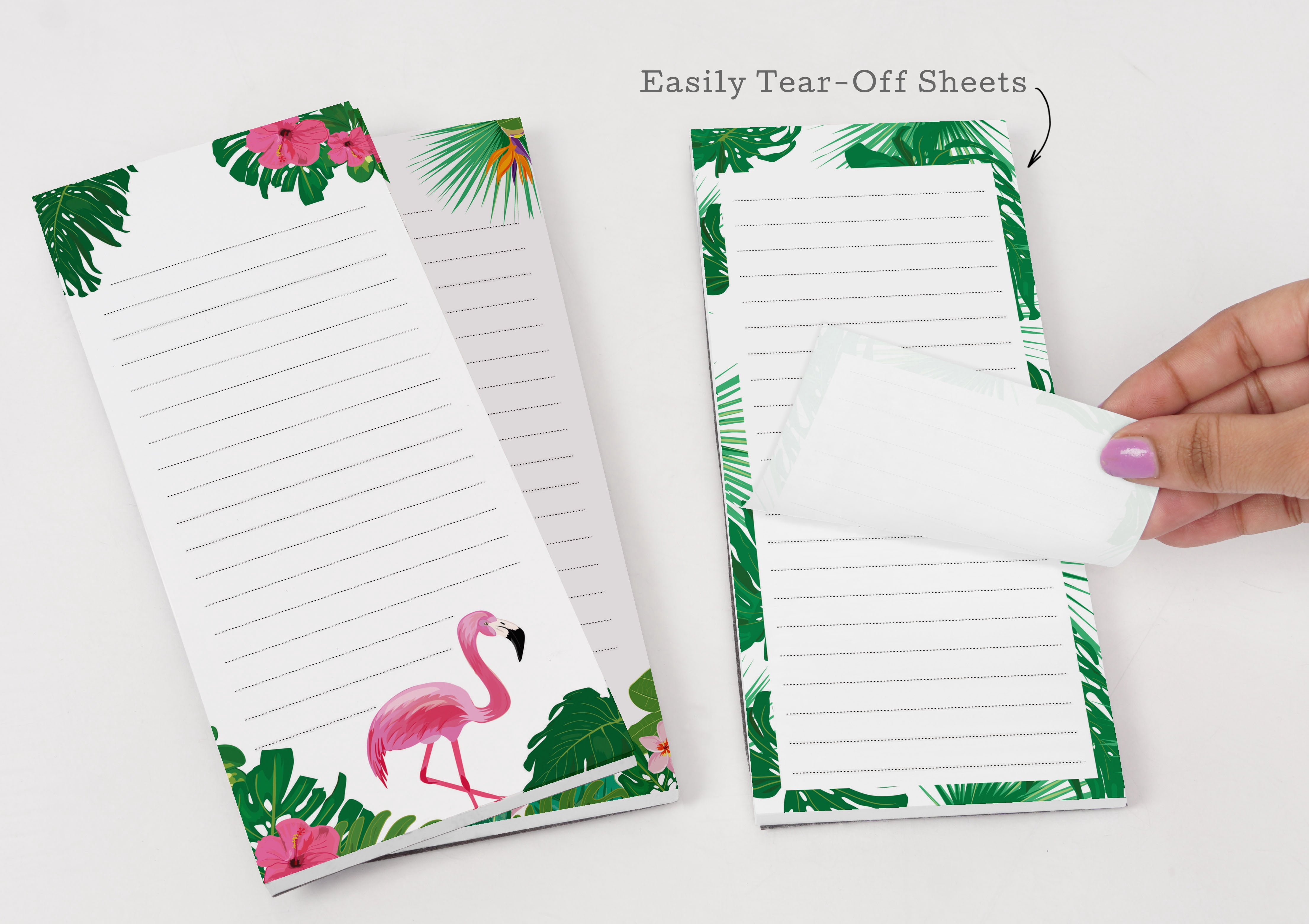 Inkdotpot Pack of 3 Magnetic Fridge To-Do List Notepads- Magnetic Memo Pads For Refrigerator-(50 Sheets Each)-XP