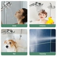 thumbnail image 3 of Onekawa Handheld Shower Head, High Pressure Shower Heads with Hose,Filtered Showerhead with Water Stop Button, 10 Spray Modes,Silver, 3 of 8