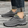 thumbnail image 6 of NOKIO Men's Mountaineering Sneakers Wate𝗋proof Anti-S𝗅ip Running Shoes Comfortable Wide Width Hiking Shoes Comfortable Cushion Sport Shoes Lightweight Outdoor Athlet𝗂c Shoes for Back to College, 6 of 9