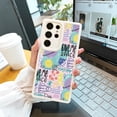 thumbnail image 3 of Experimente una protección superior y un diseño llamativo con una funda plateada mate de doble capa para teléfono con dibujos animados, 3 of 4