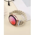 thumbnail image 3 of Wearlizer Elastic Band Compatible with Samsung Galaxy Watch 5/4 40mm 44mm/Watch 5 Pro 45mm/Watch 4 Classic 42mm 46mm/ Active 2 40mm 44mm Bands, 20mm Stretchy Braided Soft Strap for Women, 3 of 7