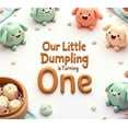 thumbnail image 4 of Cute Dumpling Birthday Banner First Birthday Celebration Adorable Design for Kids Party Decorations, 4 of 8