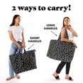 thumbnail image 4 of Fit & Fresh All The Things Weekender Bag for Women, Large Tote Bag For Women, Travel Bag For Women, Overnight Bag, Beach Bag, Extra Large Tote Bag With Compartments, Black and White Dot, 4 of 7